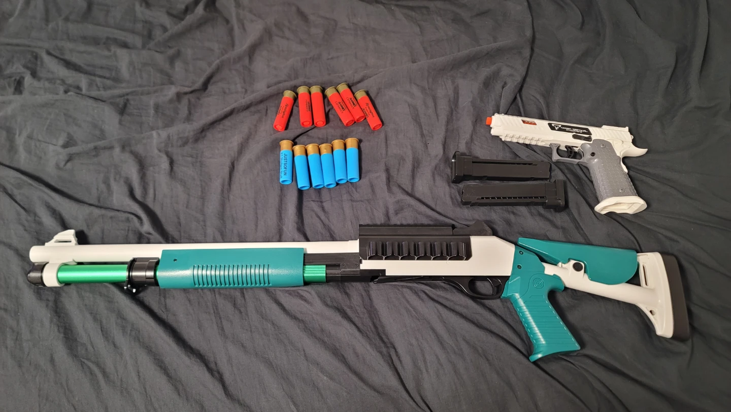 [Toy - Gun] Dart Armoury Shotgun & Pistol Bundle