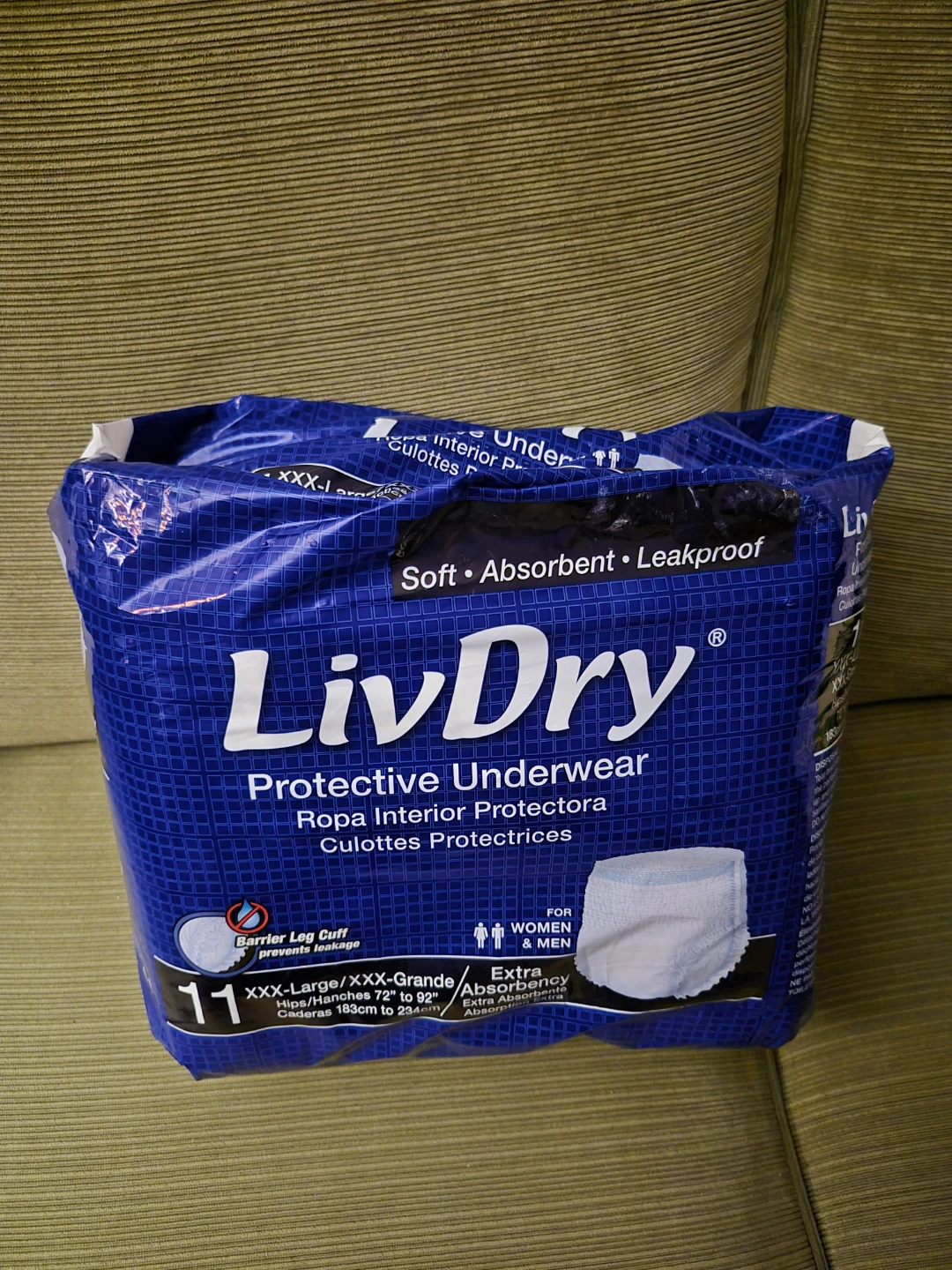 LivDry Protective Underwear Size XXX-Large