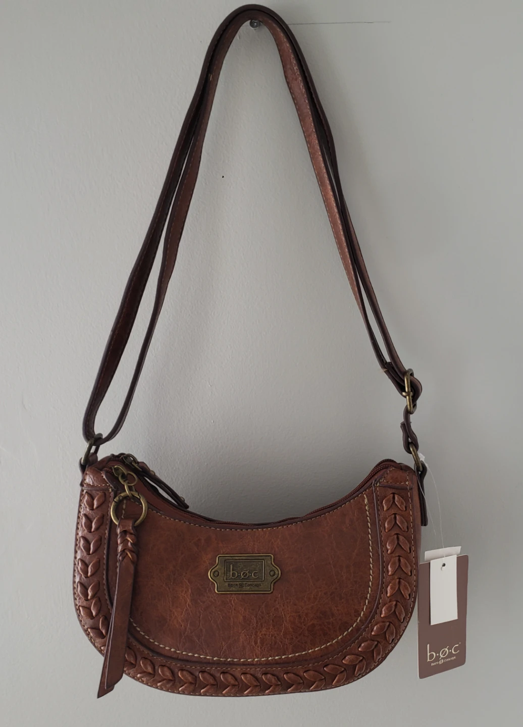 NEW b.o.c. Brown Crossbody Bag - photo 3