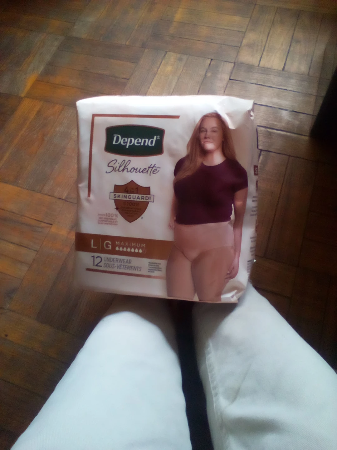 Depend Silhouette Incontinence Underwear, Size Large
