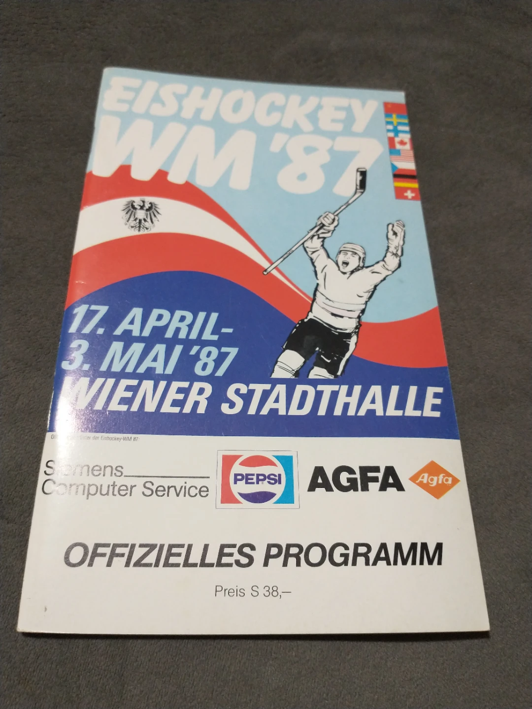 1987 Ice Hockey World Championship Official Program