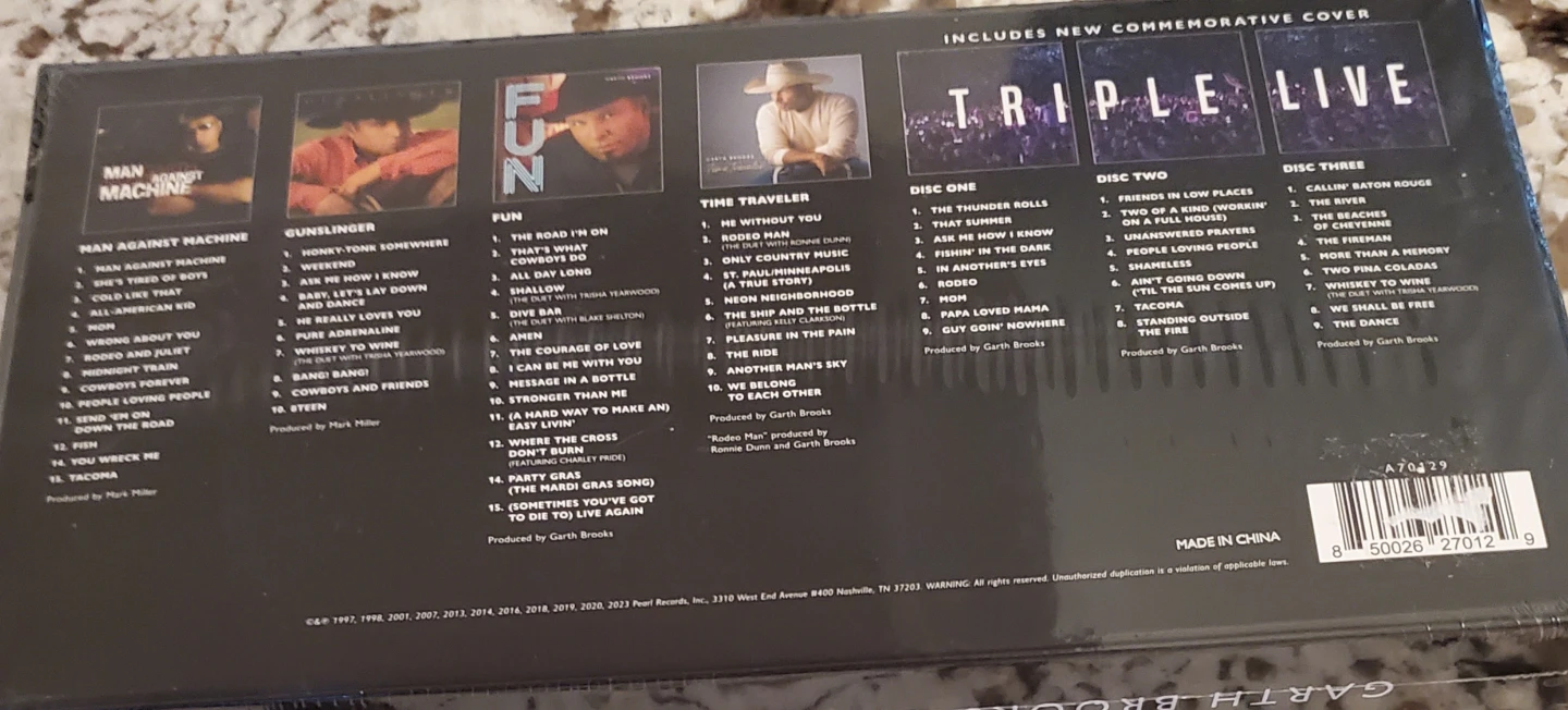 Garth Brooks Triple Live 7-Disc Boxed Set - photo 2