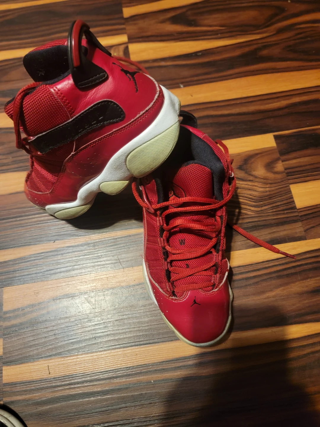 Jordan 6 Rings Red Sneakers - photo 2