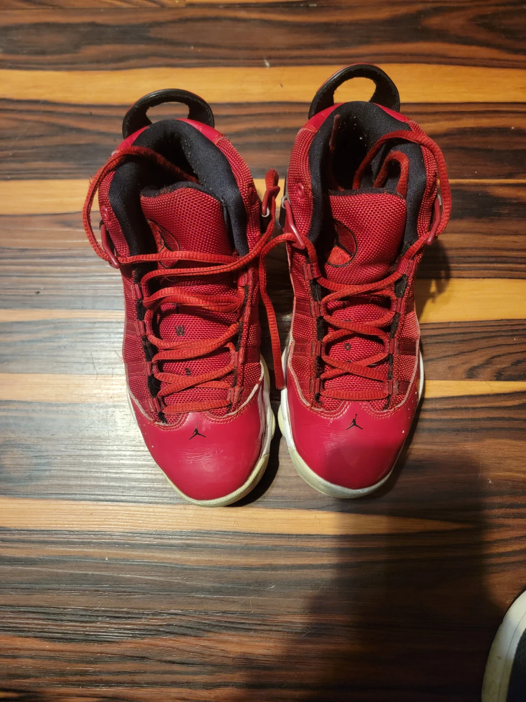 Jordan 6 Rings Red Sneakers - photo 3