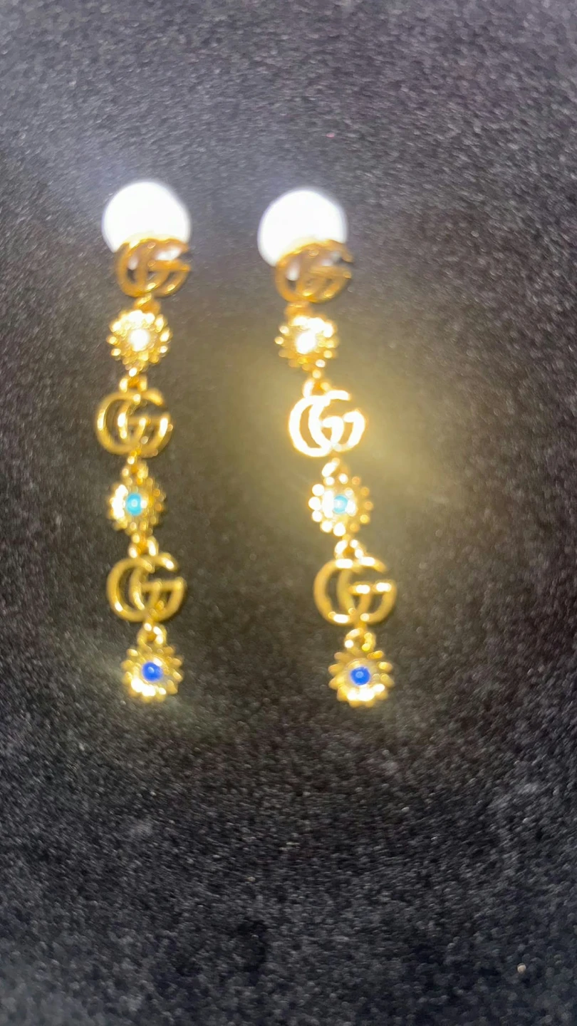 Gucci GG Floral Dangle Earrings - photo 2