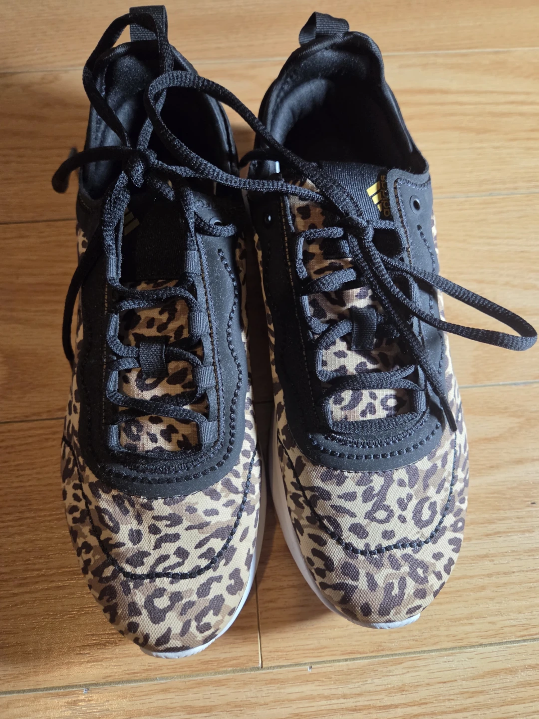 Brand New Adidas Cloudfoam Leopard Print Sneakers