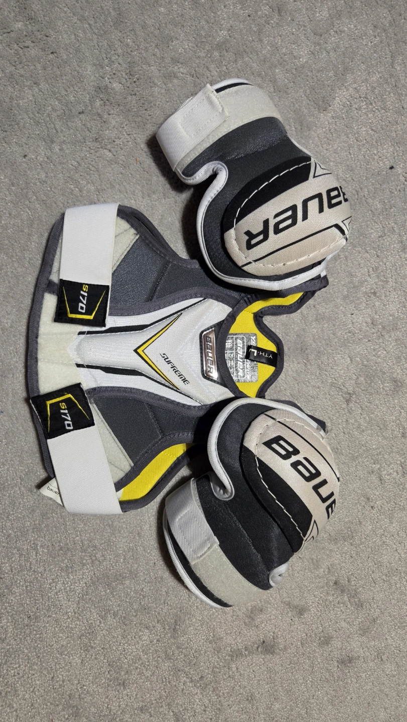 🏈 Bauer Supreme S170 Youth Hockey Shoulder Pads