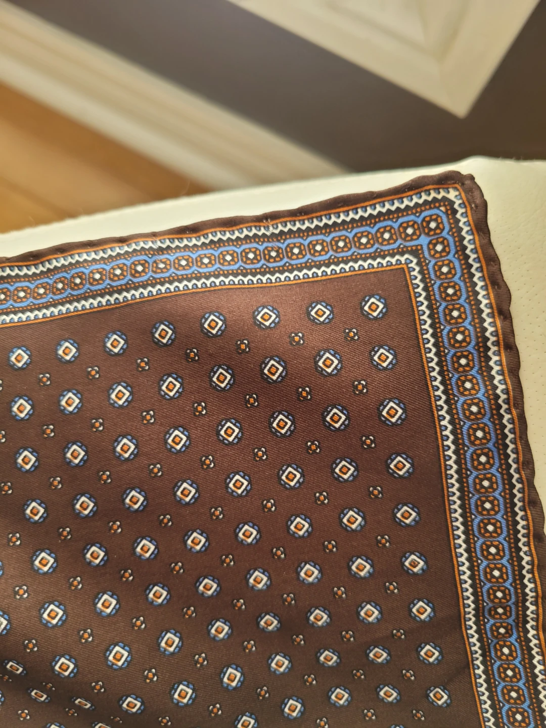 Vtg Christian Dior Pocket Square - photo 4
