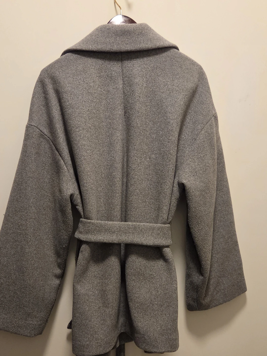 Gap Grey Petite Wrap Coat - photo 3
