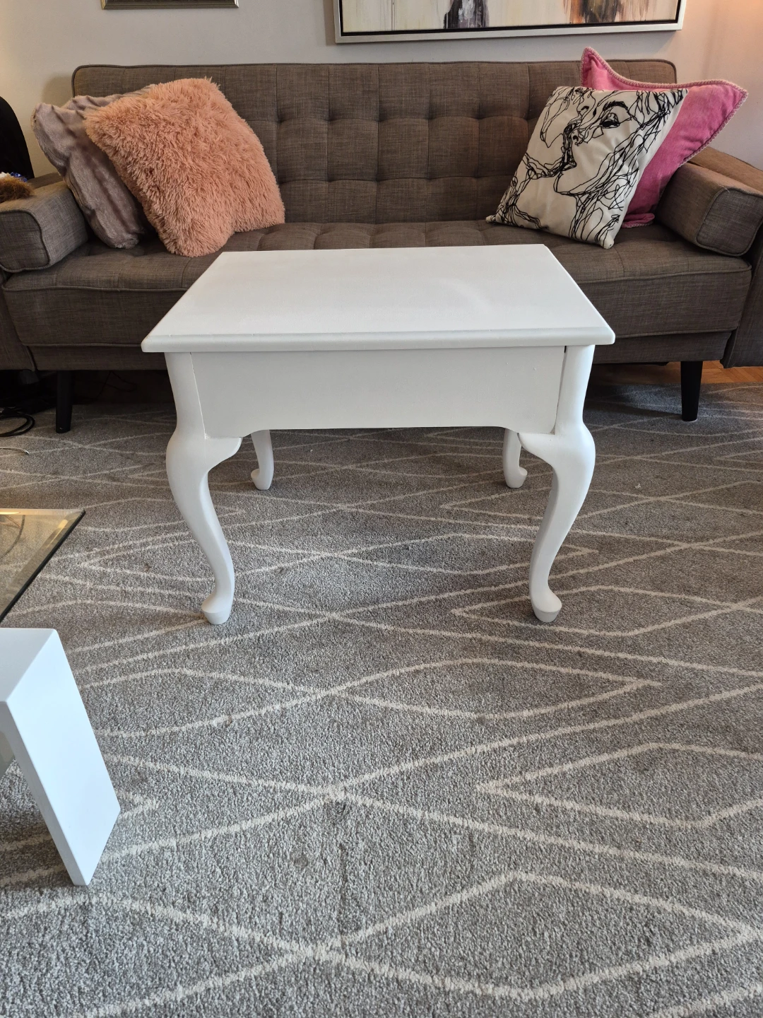 Side or Accent Table with Drawer - photo 4