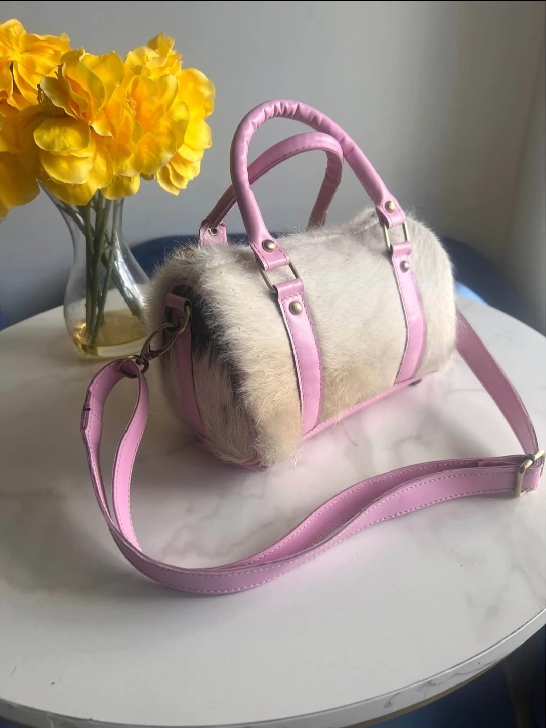 Cowhide Barrel Bag - photo 2