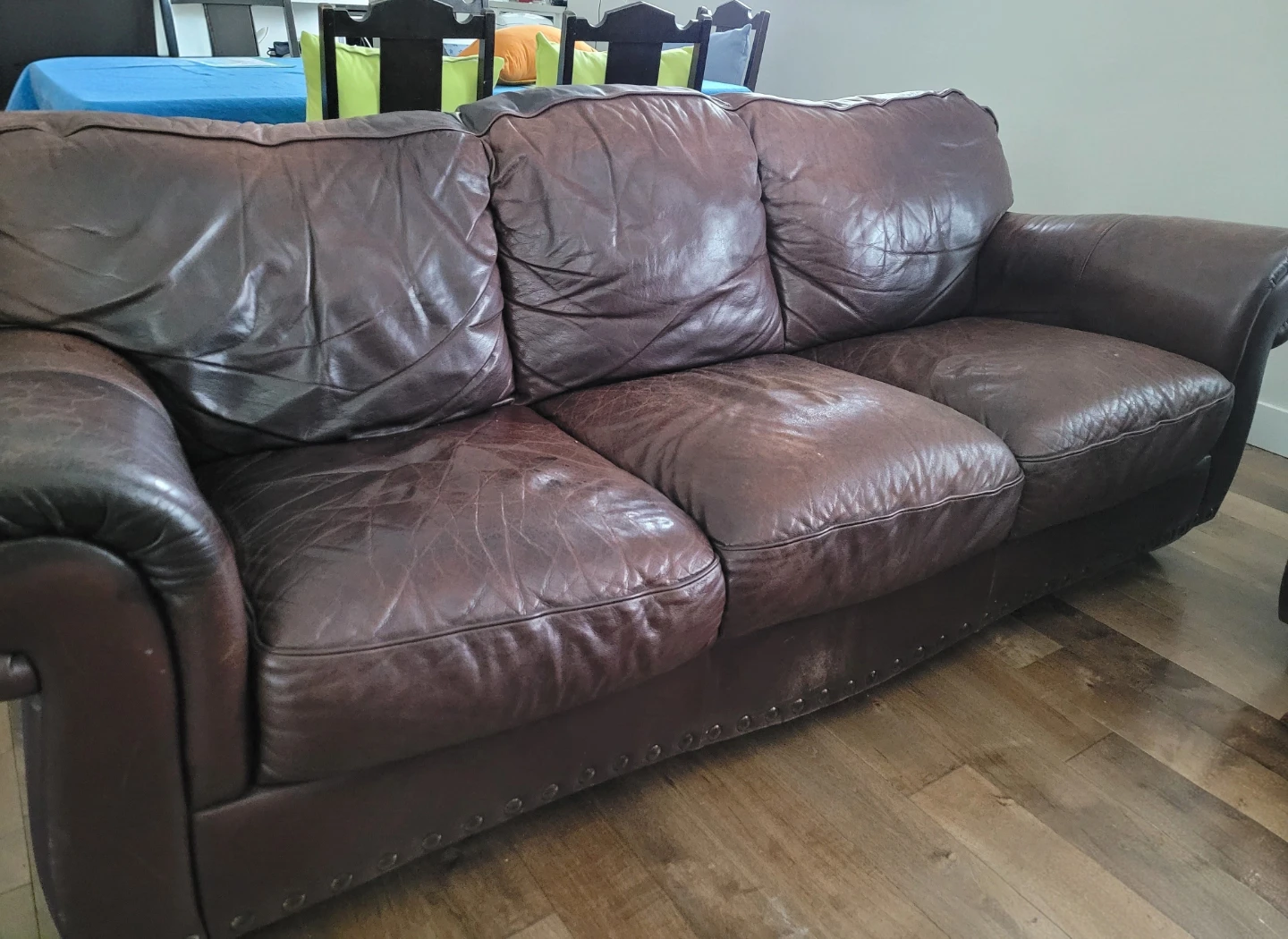 NATUZZI leather sofa - photo 3