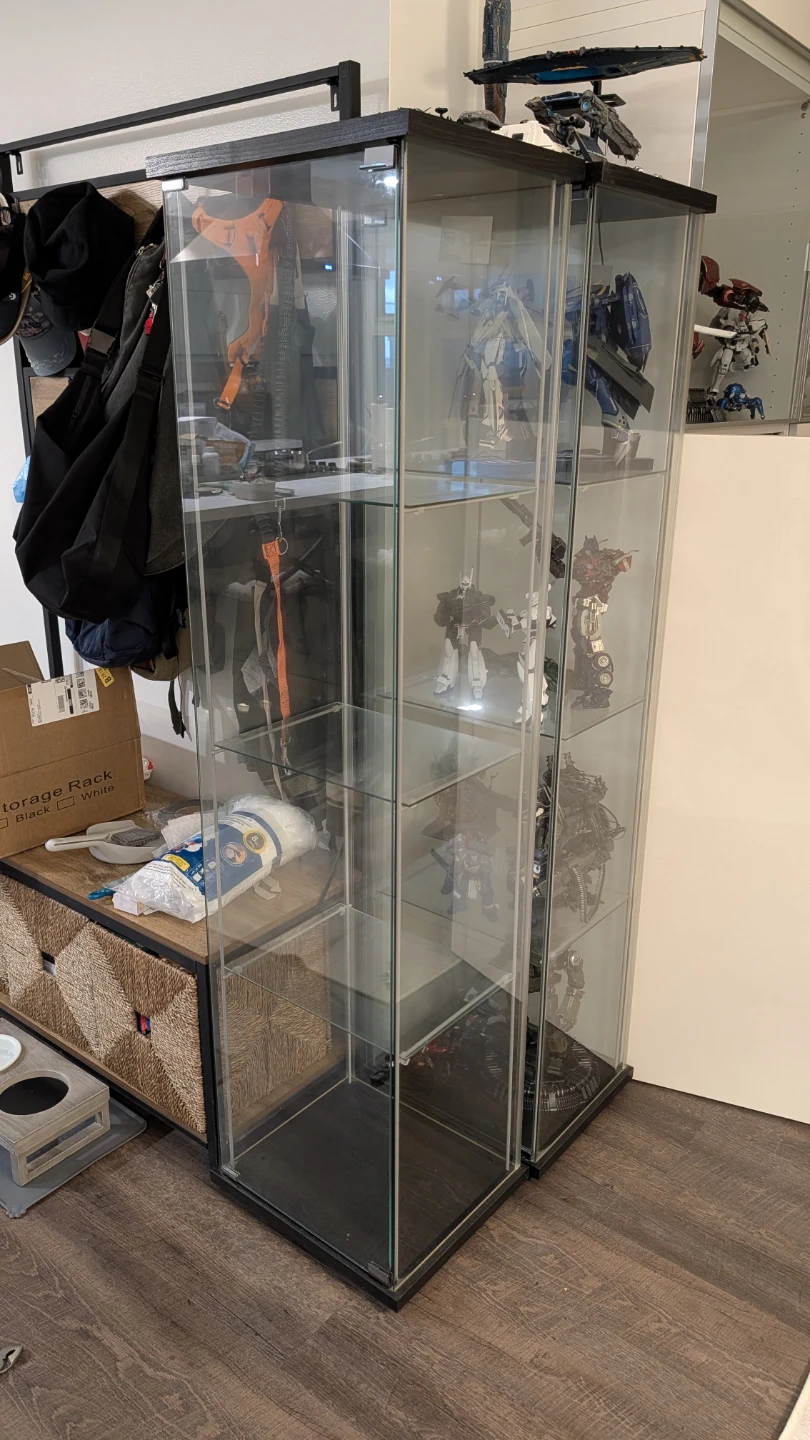 IKEA Detolf Glass Display Cabinet