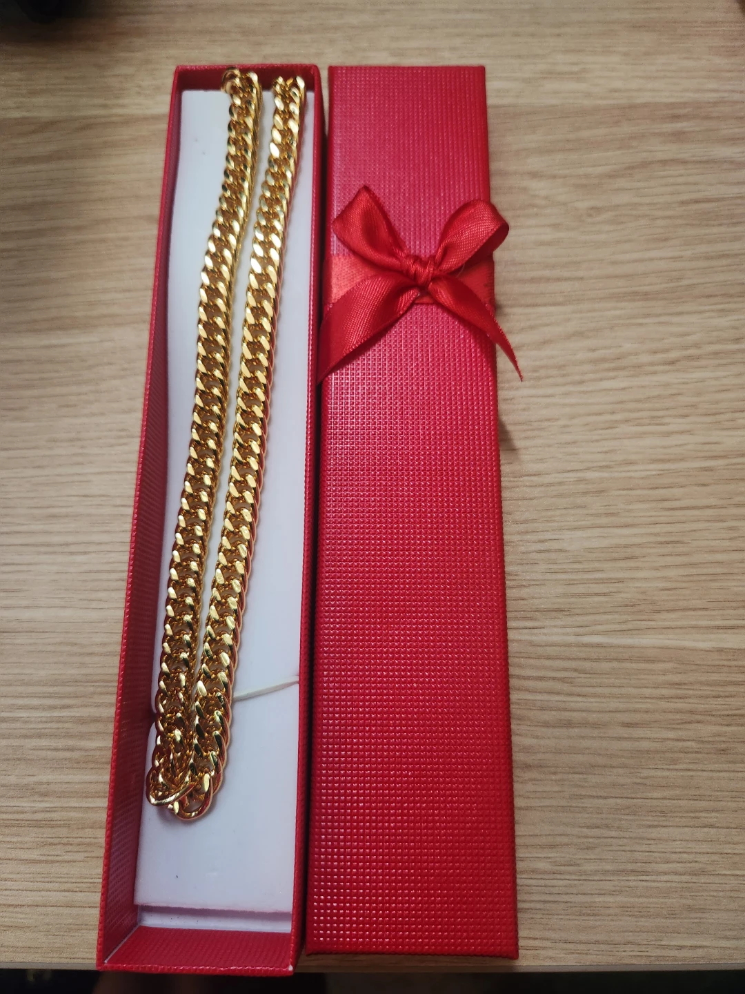 24K Plated Gold-Tone Chain Necklace