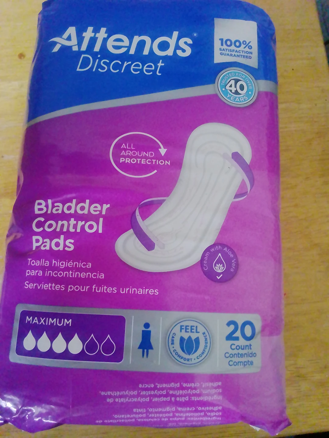 Attends Discreet Bladder Control Pads - photo 2
