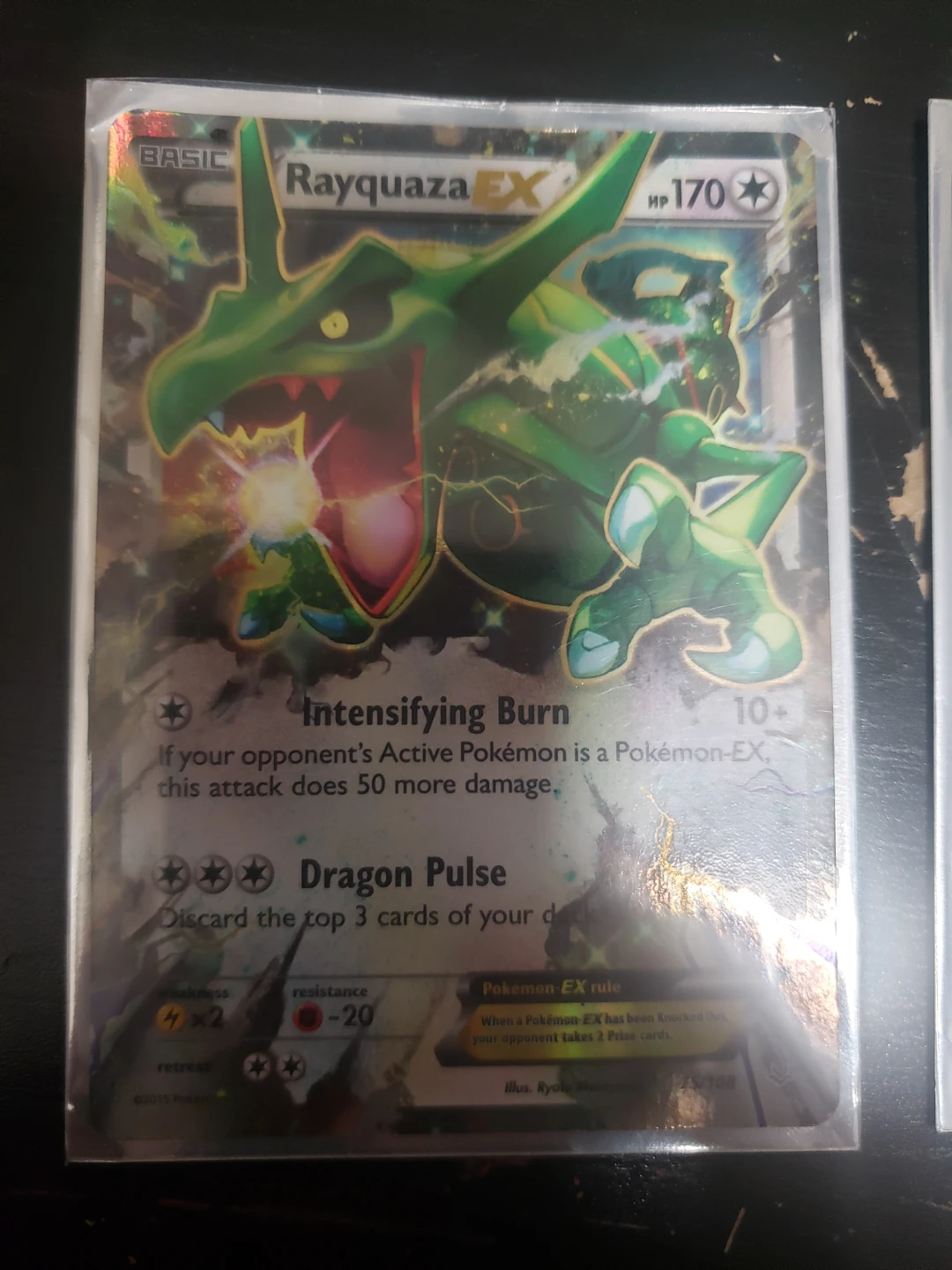 Rayquaza EX Pokemon Card