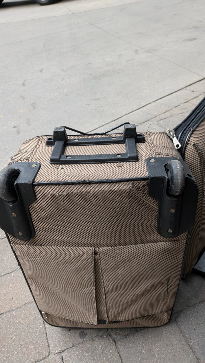 Tan Rolling Suitcase 25" - photo 4