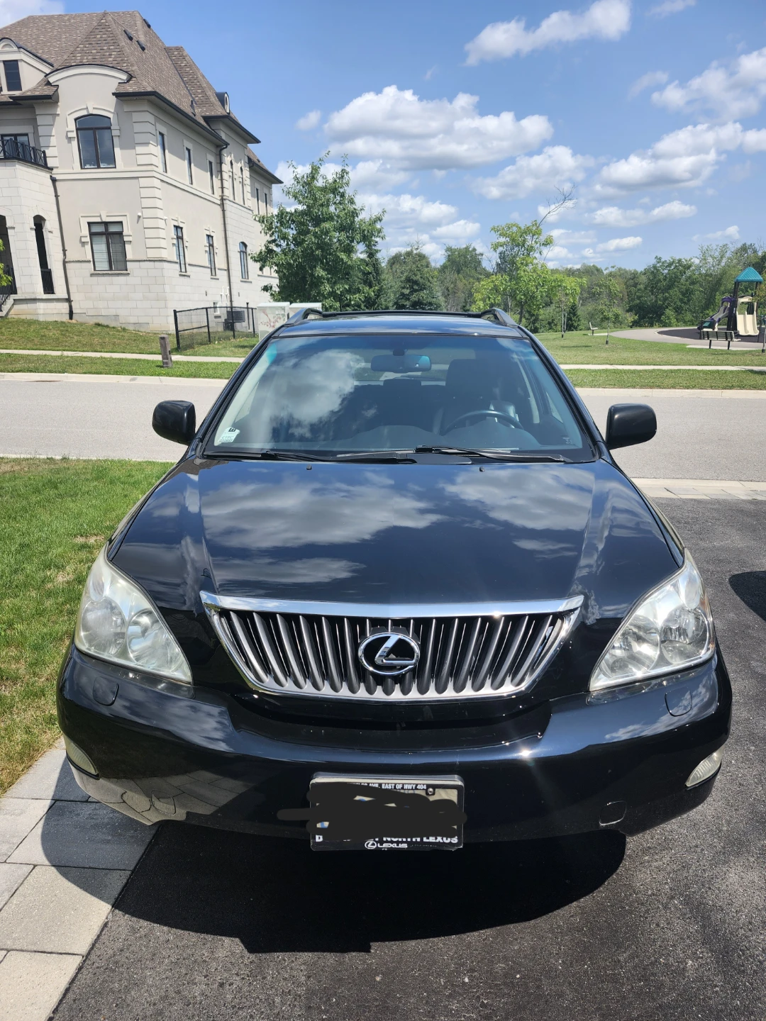 Black Lexus RX350 SUV