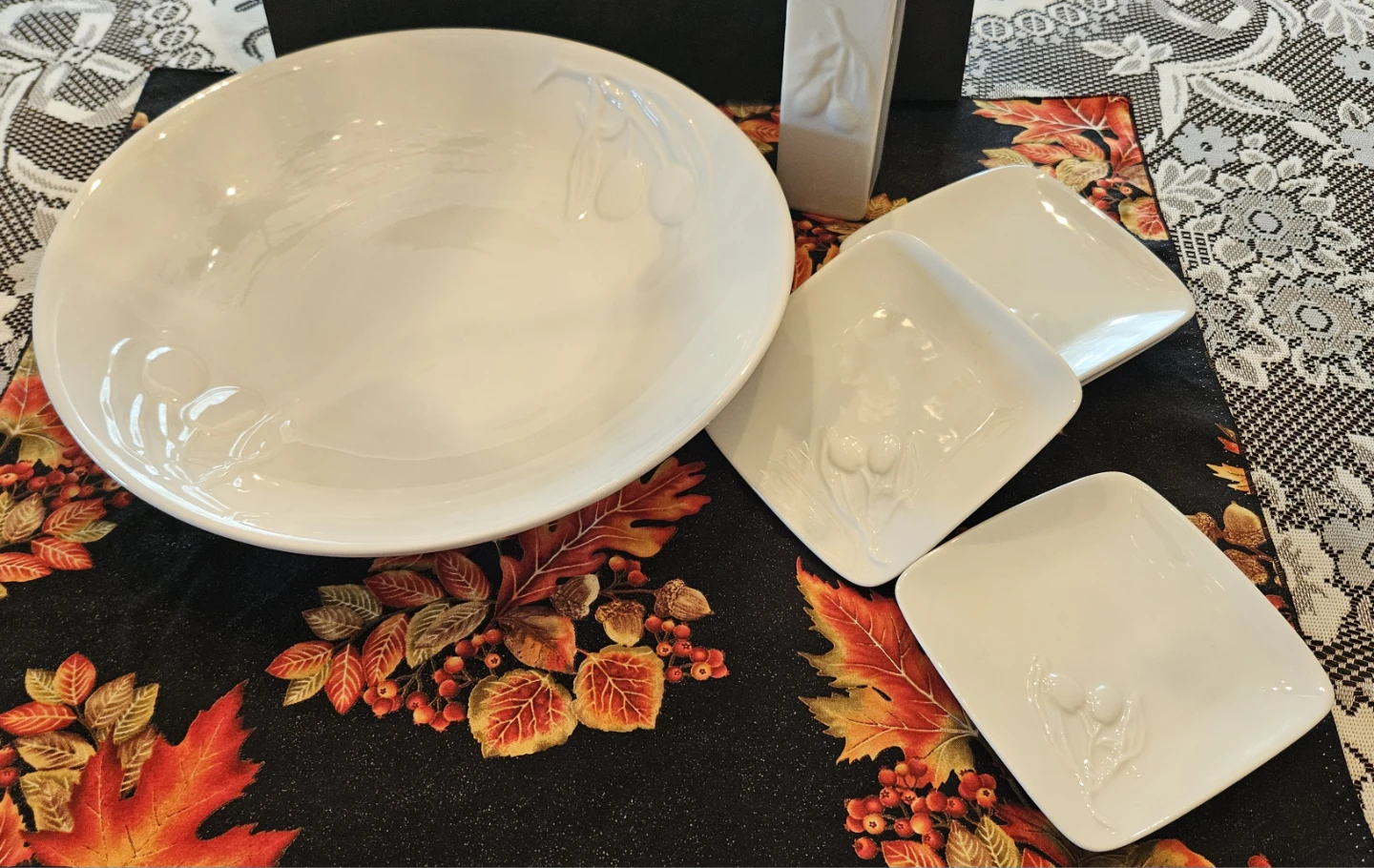 6-Piece Mediterranean Olive Oil Tasting & Salad Serving Set - photo 2