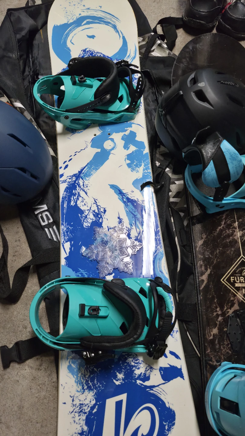 Complete Snowboard 2 Sets -  Firefly 148 & Option 160 Kokane - photo 2
