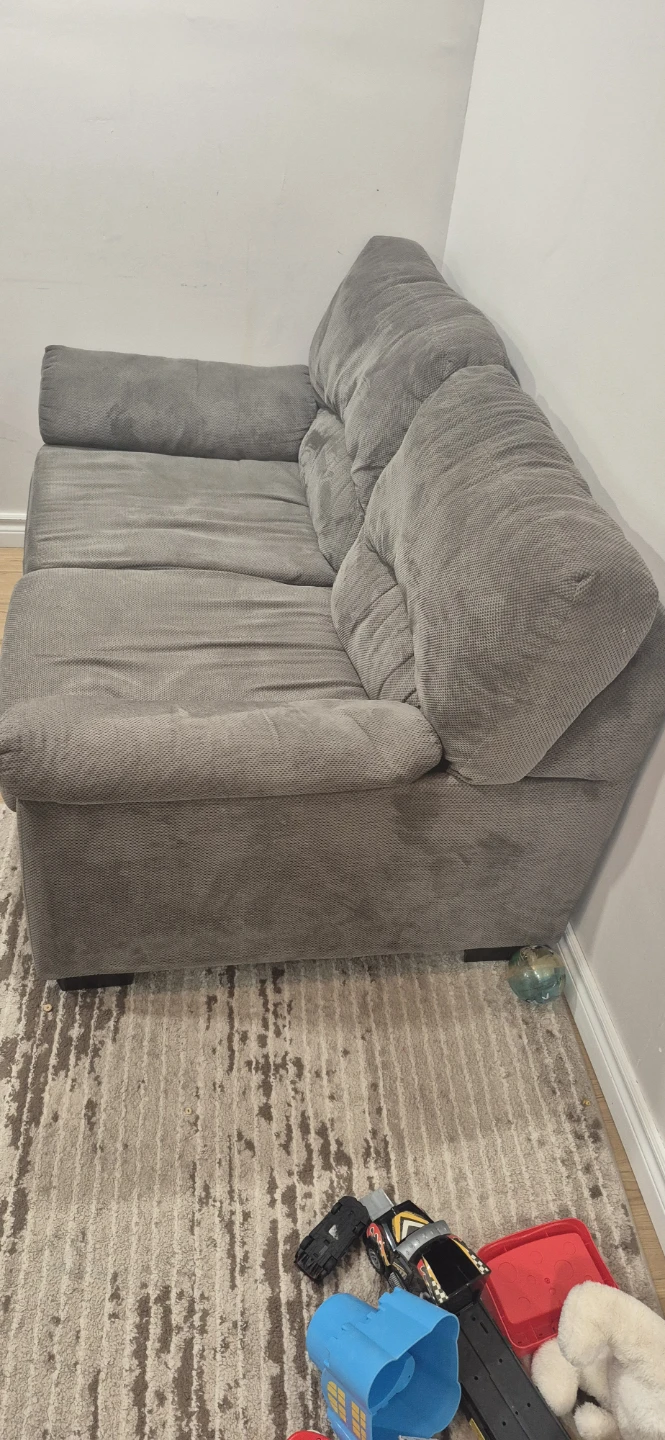 Grey Two-Seater Sofa - photo 2