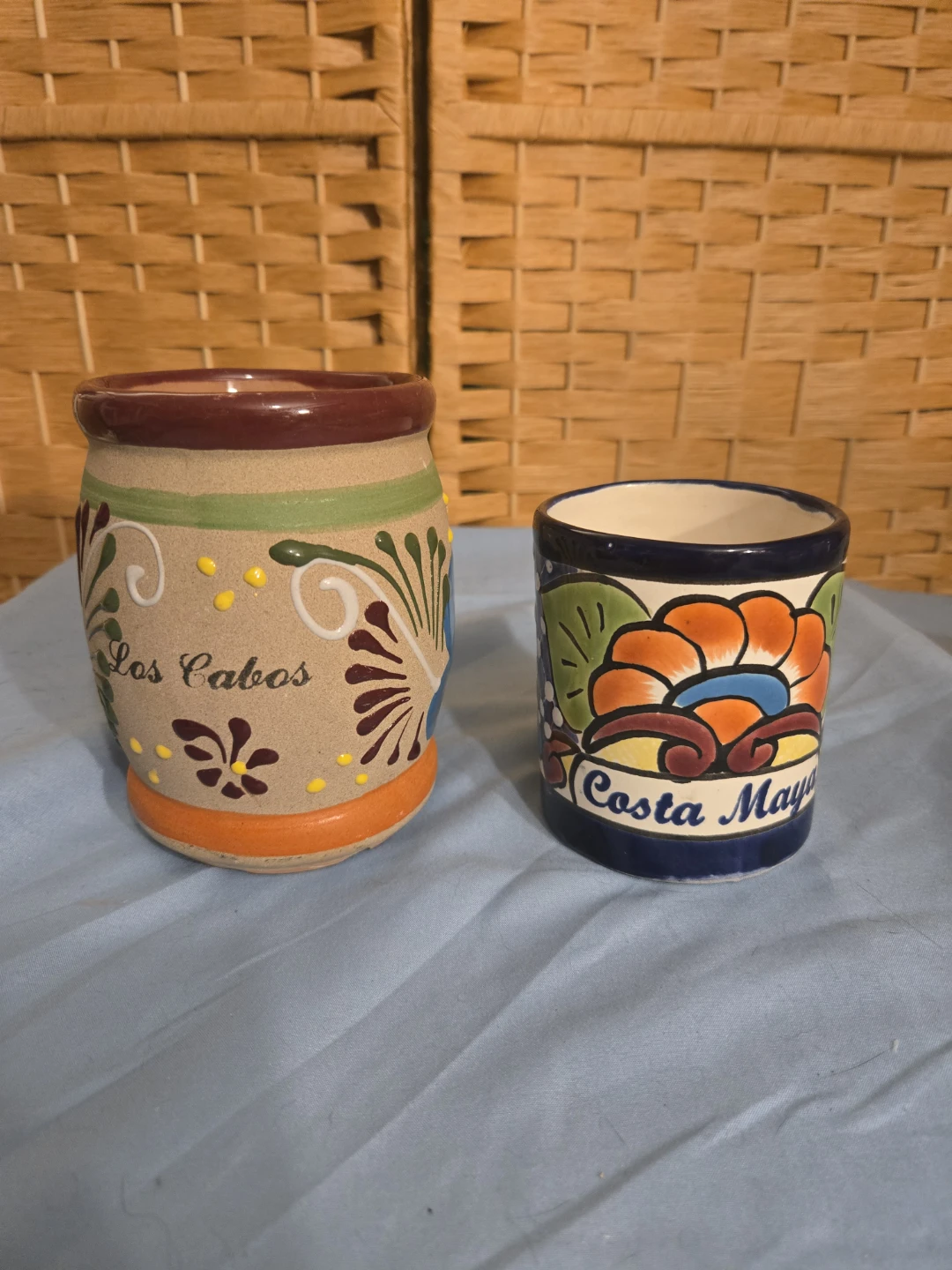 Set of 2 Ceramic Souvenir Mugs