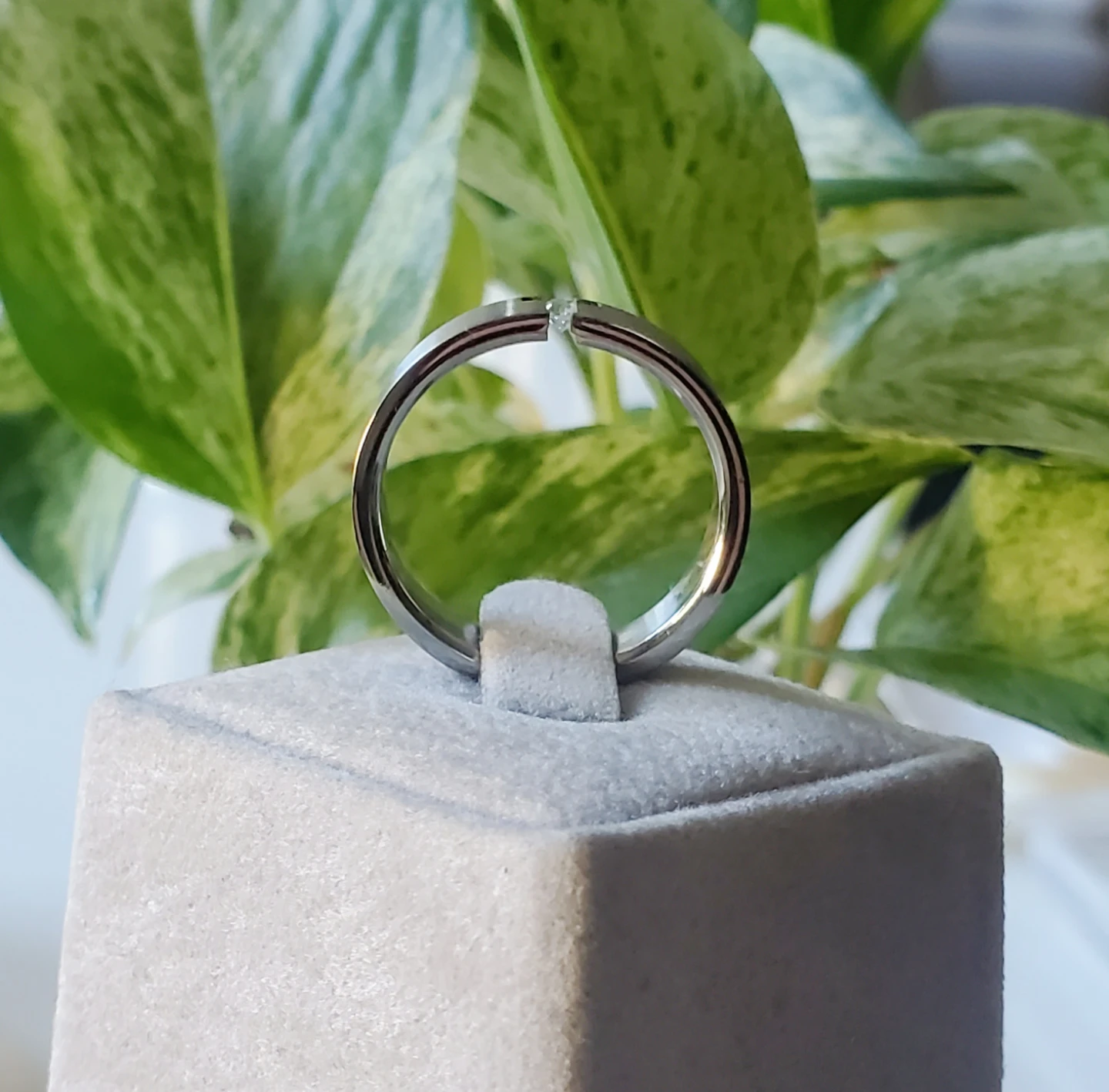 Store Closed. New with tag Steel Ring.  Detail below - photo 3