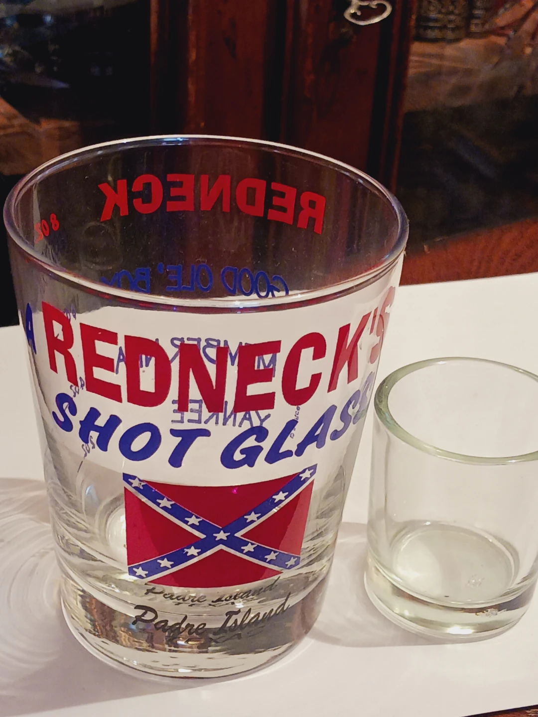 Redneck Shot Glass & small shot glass