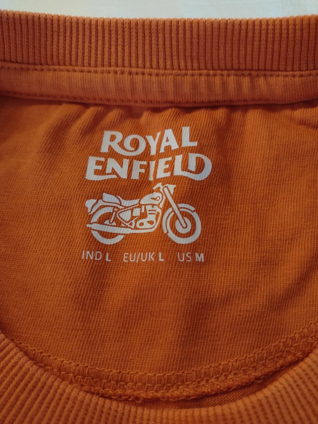 Royal Enfield Motorcycle T-Shirt Rust Orange - photo 4