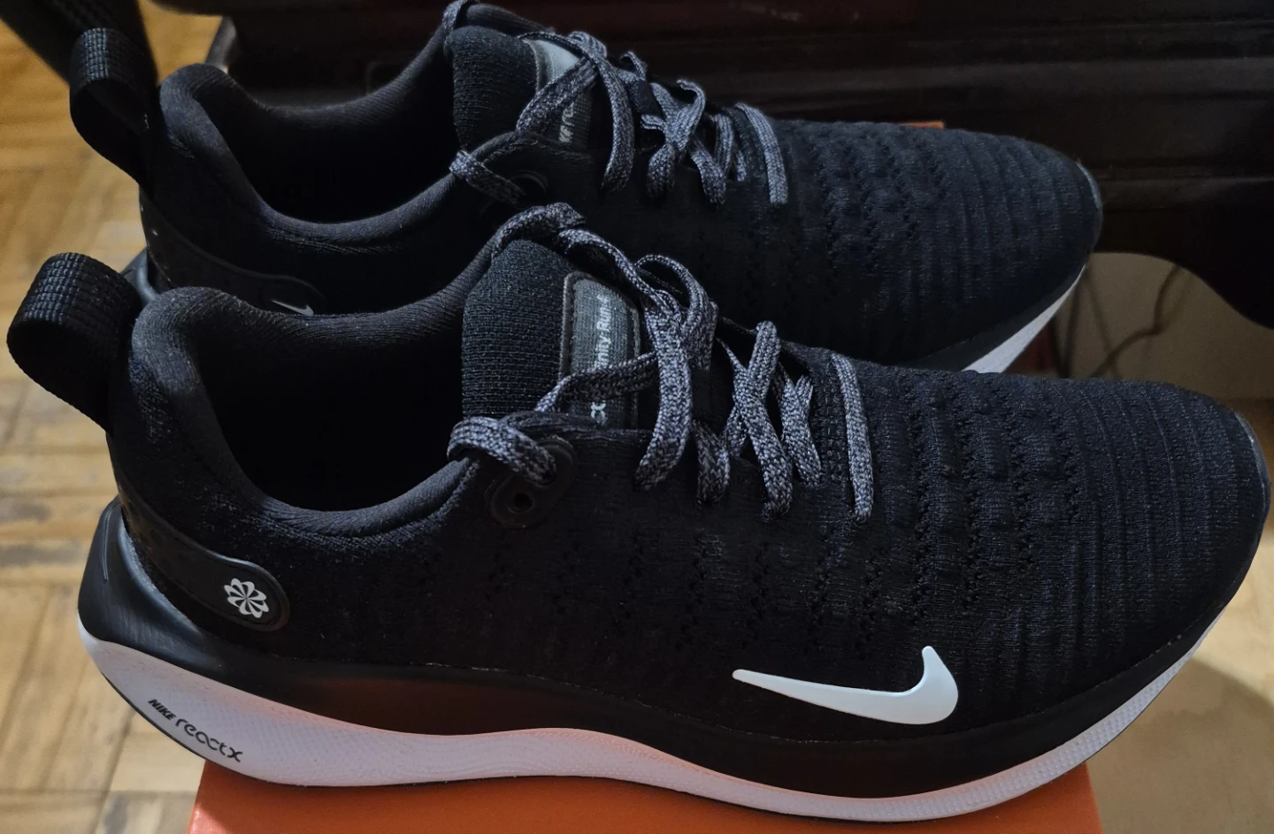 Nike Size 7.5 ReactX Infinity Run 4 Wmns Black Sneakers - photo 5