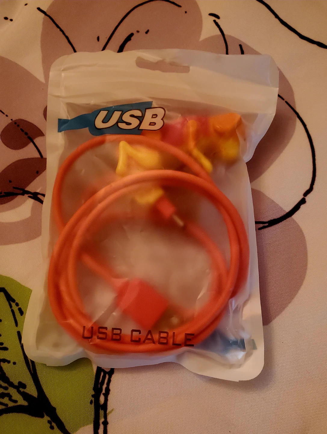 USB-C Charging Cable with Dog Character
