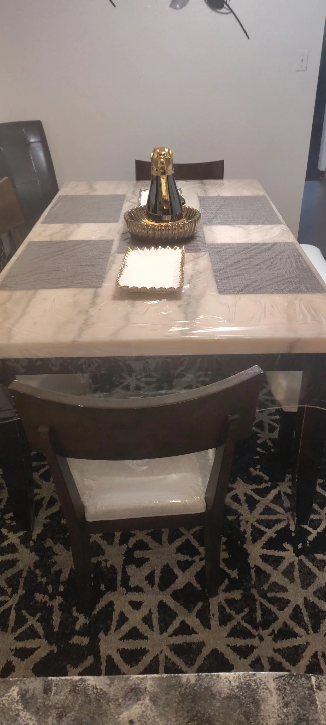Dining Table Set with Chairs and Bench