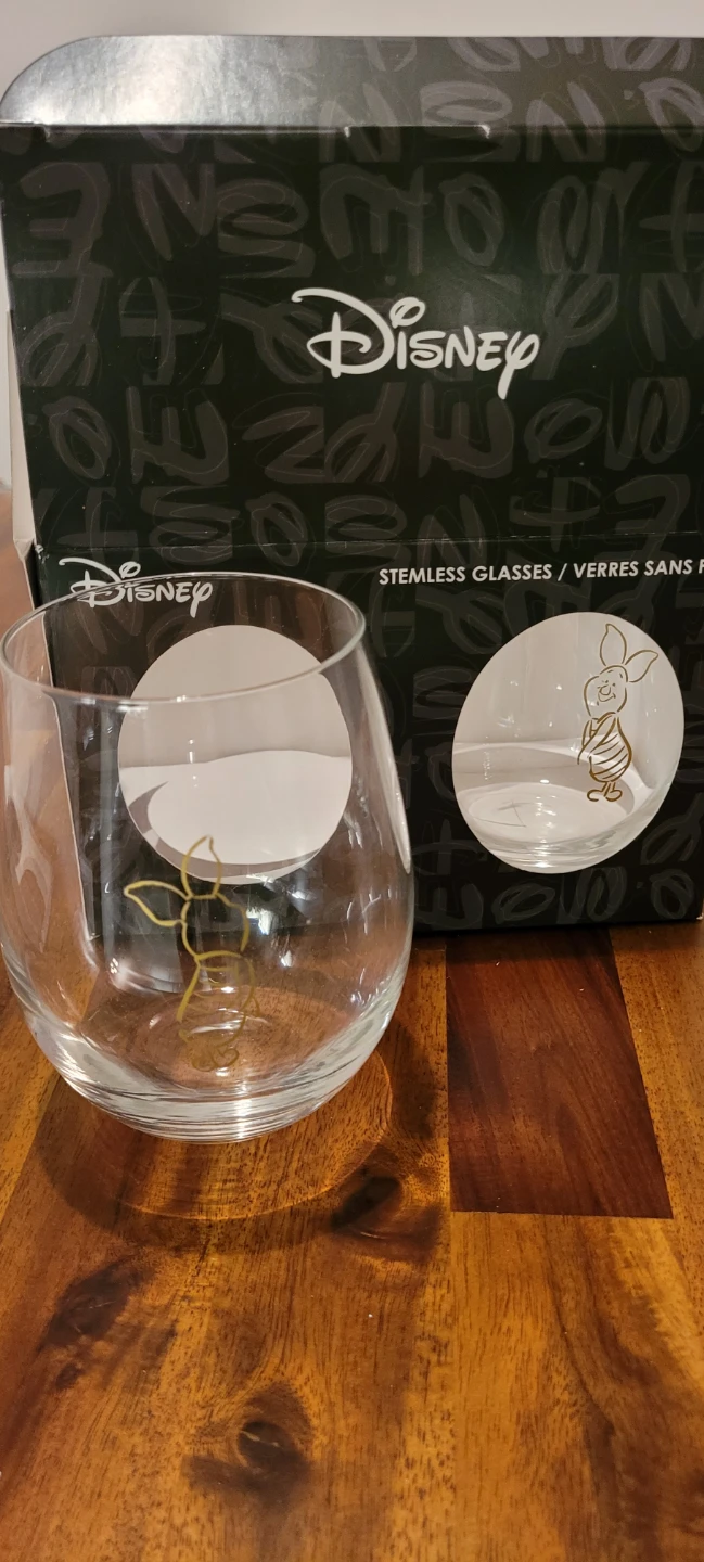 Disney Piglet Stemless Glasses - photo 2