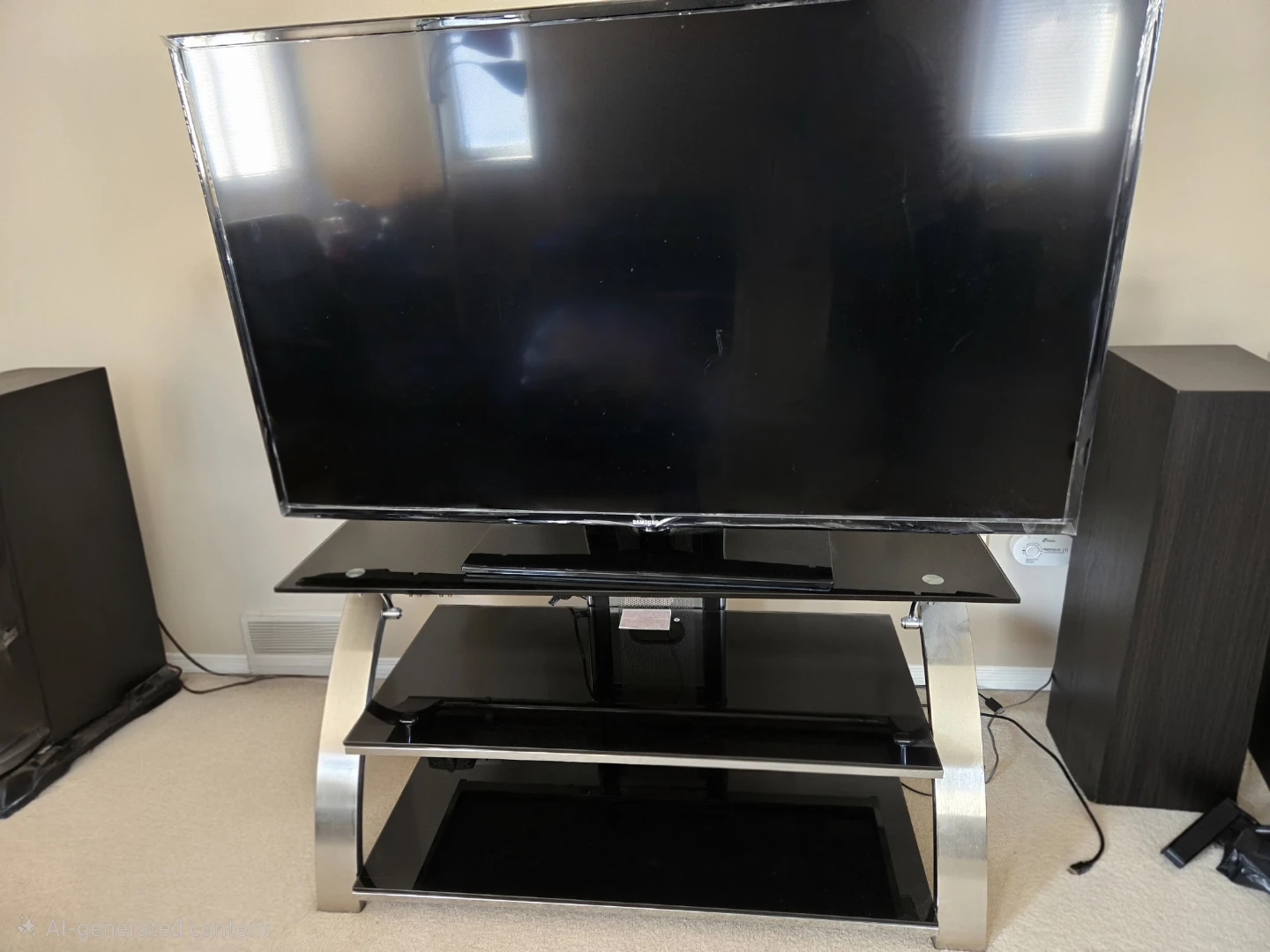 Z-Line Designs TV Stand with Integrated Mount