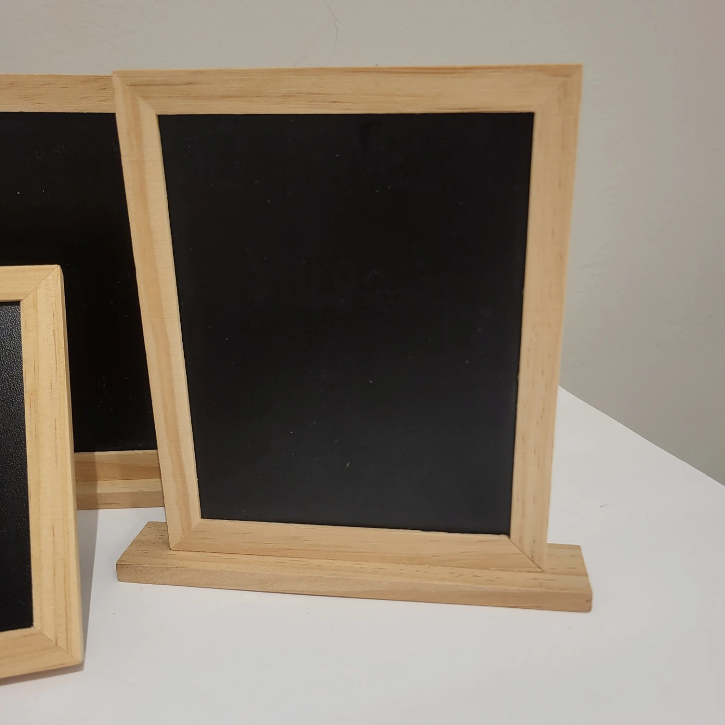 Set of 8 Small Wooden Chalkboard Signs - photo 2