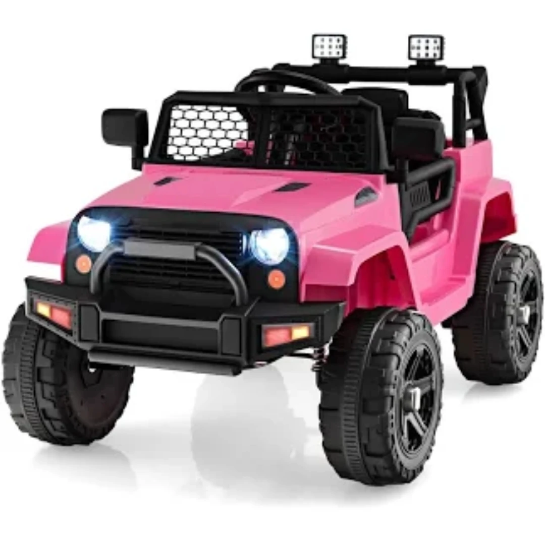 Honey Joy Pink Electric Kids Ride-On Car