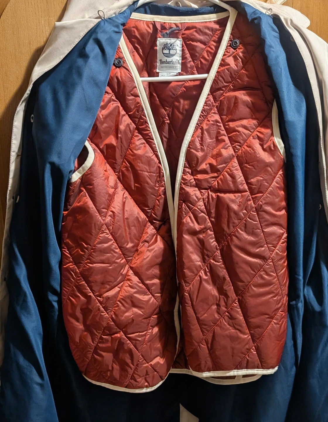 Timberland Beige Trench Coat with Removable Liner - photo 5