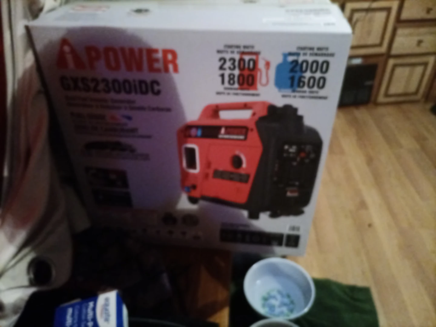 A-iPower GXS2300iDC Dual Fuel Inverter Generator