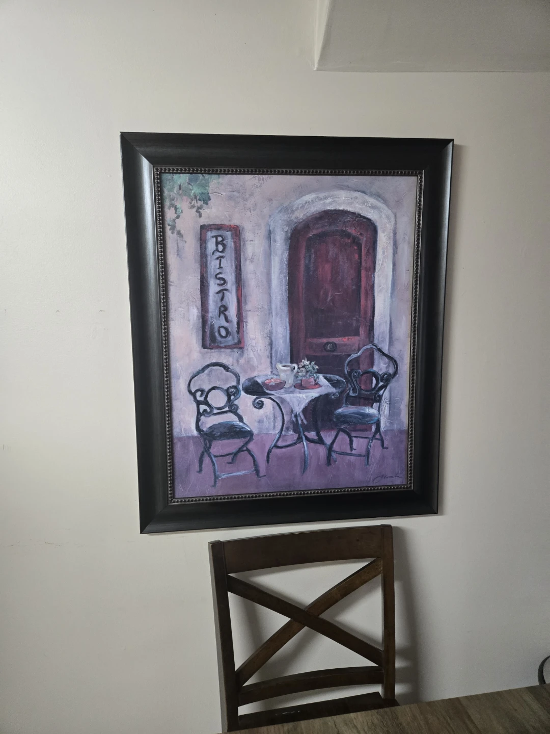 Selection of four decorative framed wall art pieces - photo 4