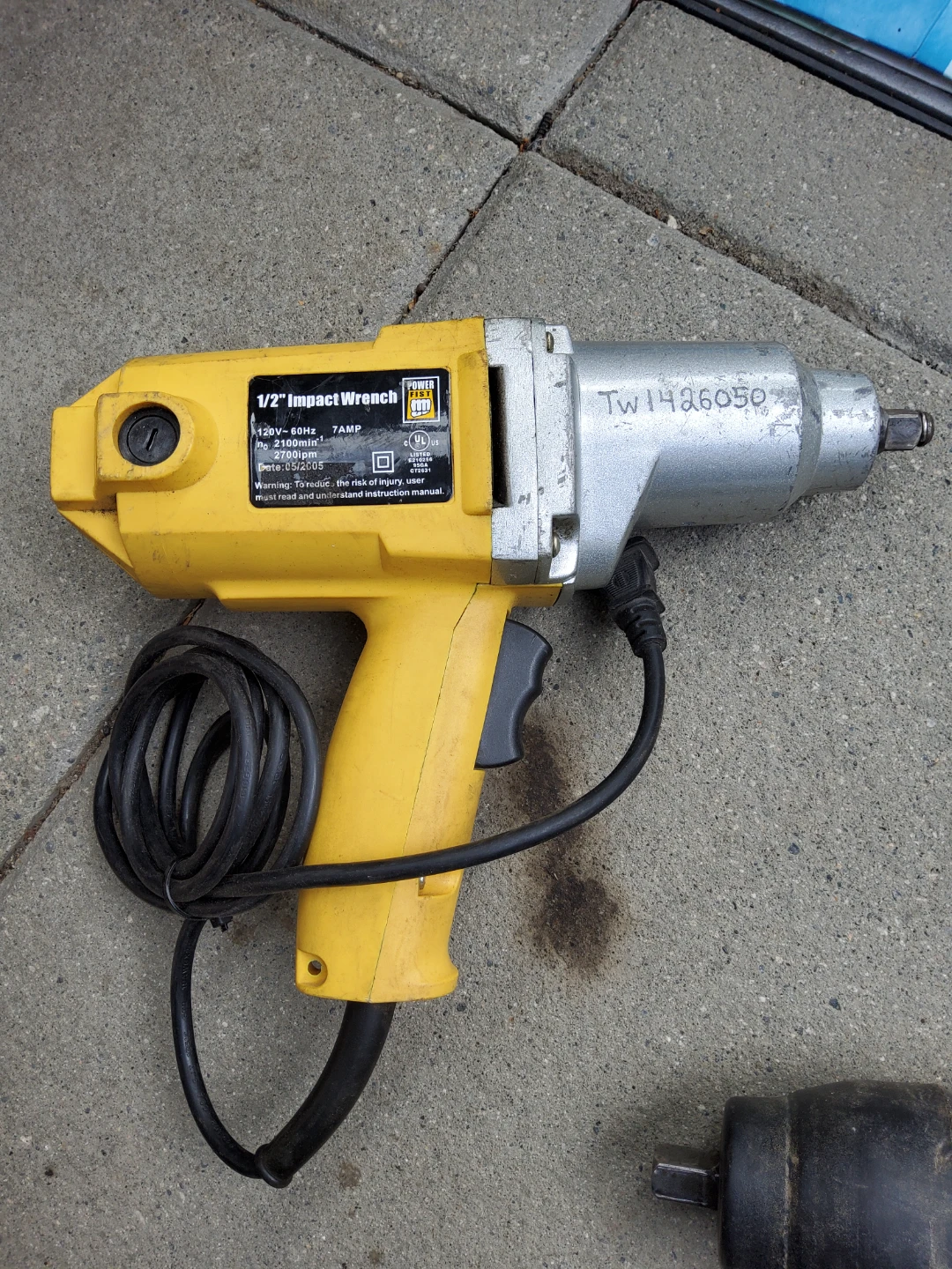 Power Fist 1/2 inch Impact Wrench