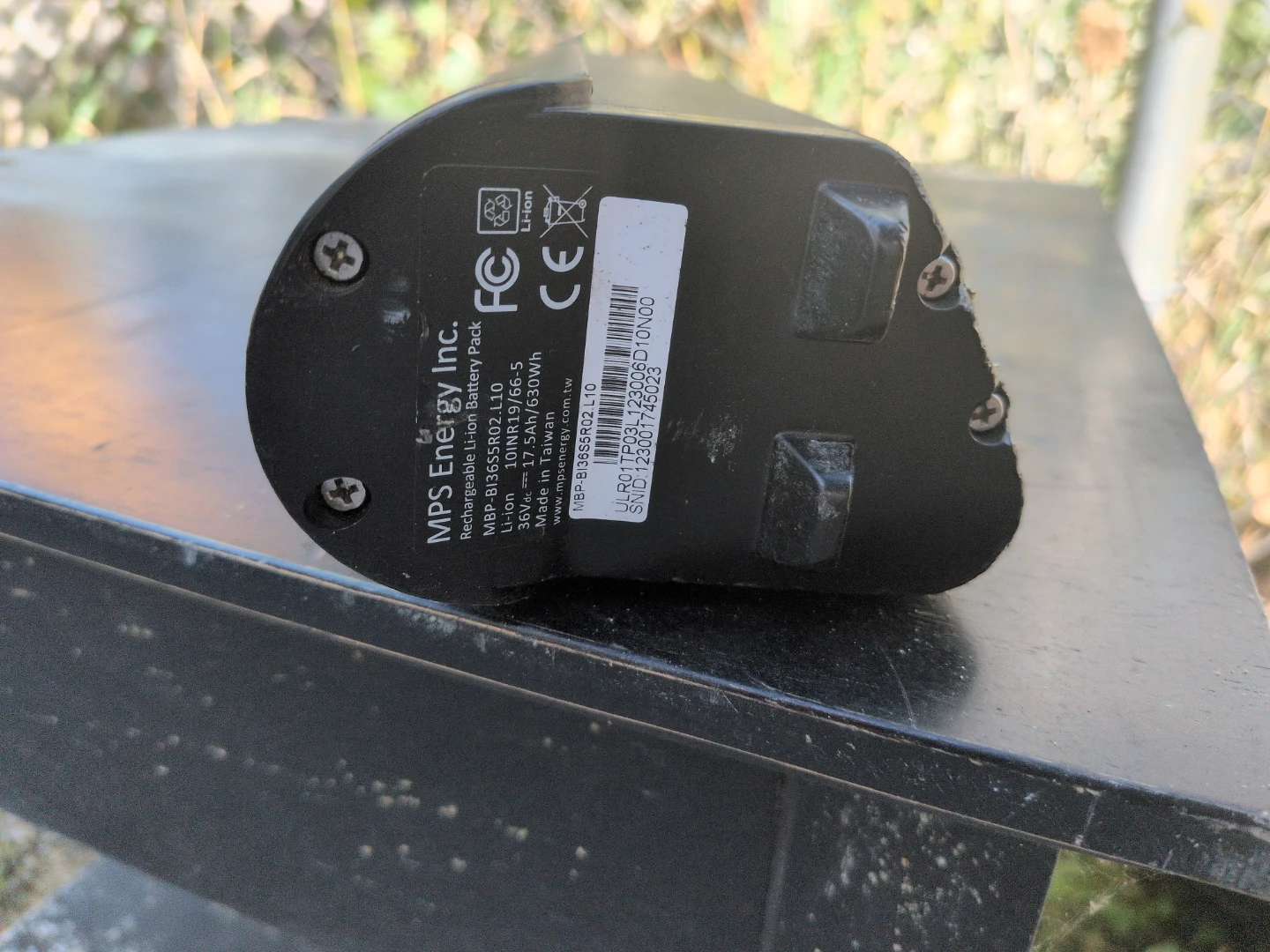 MPS Energy Li-ion Battery Pack 36V 17.5Ah - photo 2