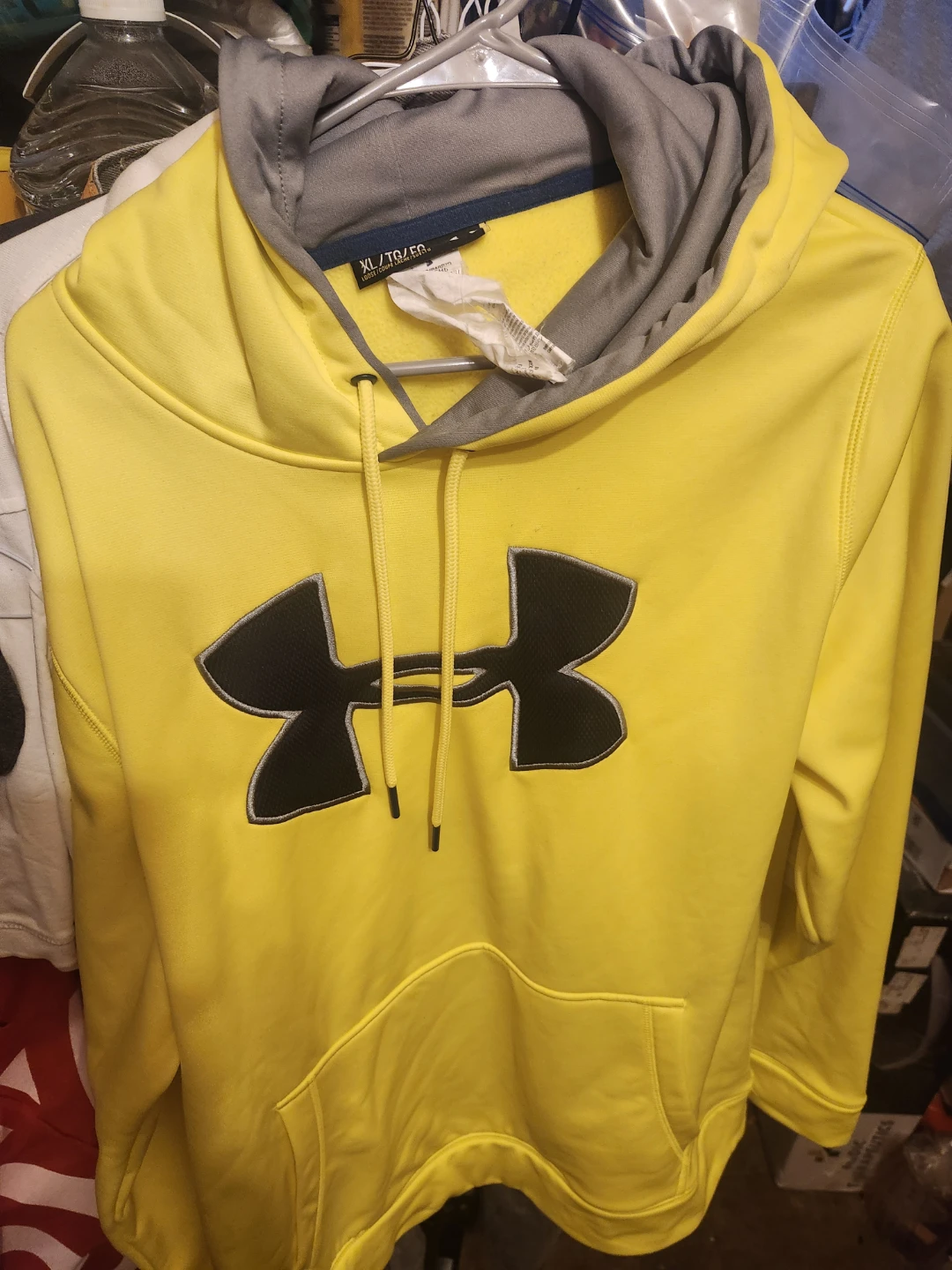 Under Armour Yellow Hoodie XL