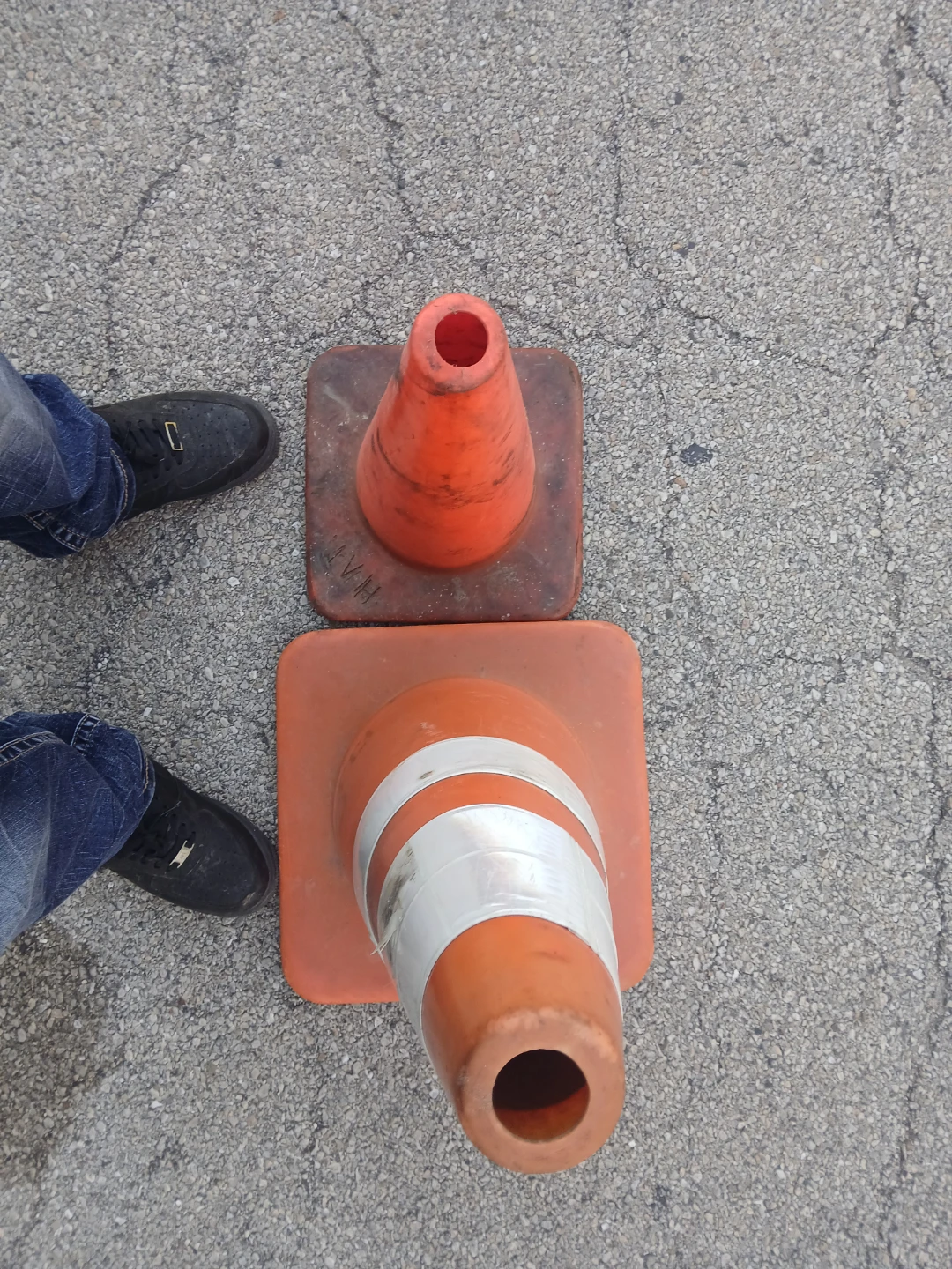 orange medium traffic cone - photo 2