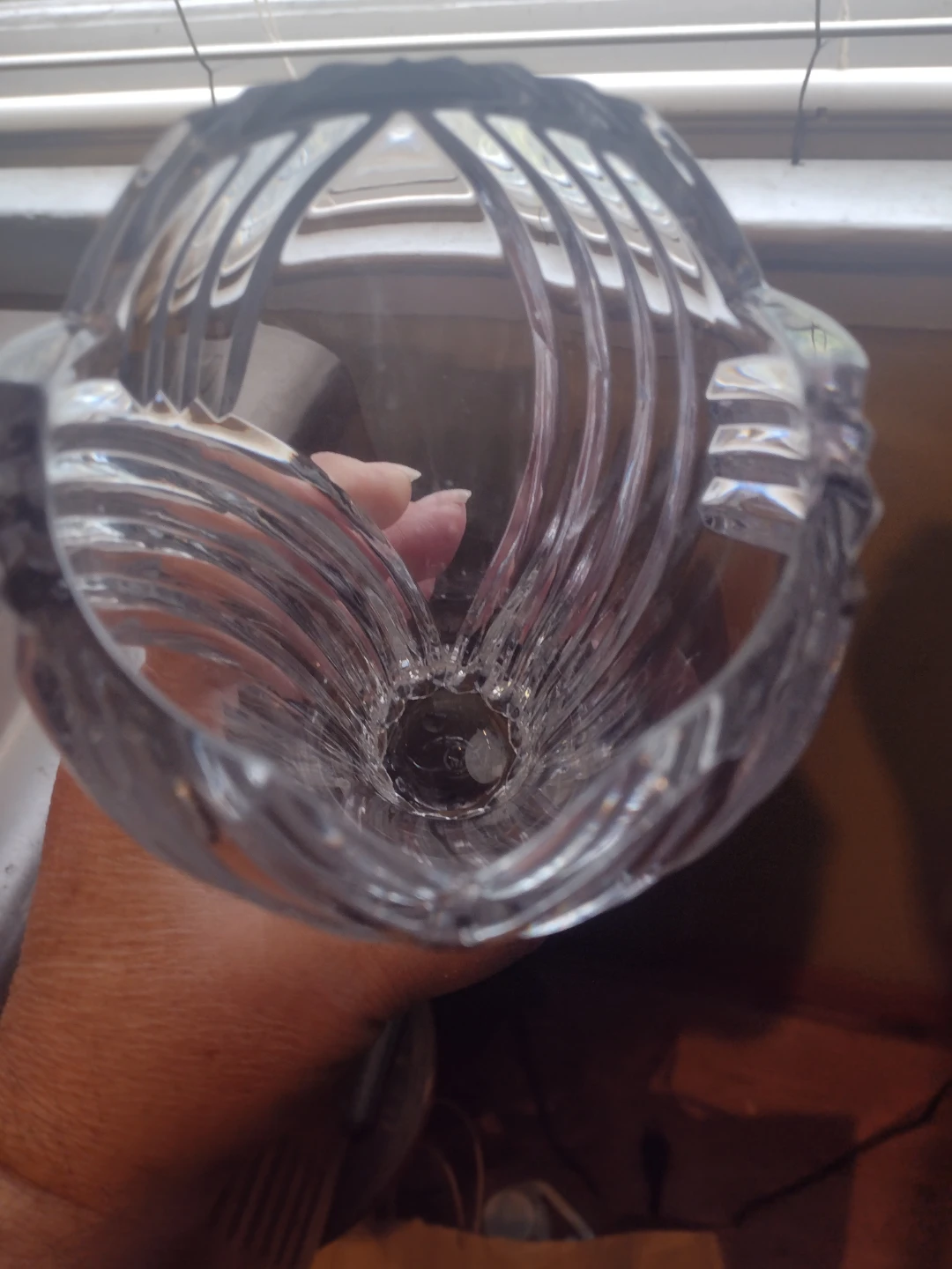 Lenox Arctic Bloom Crystal Vase - photo 5