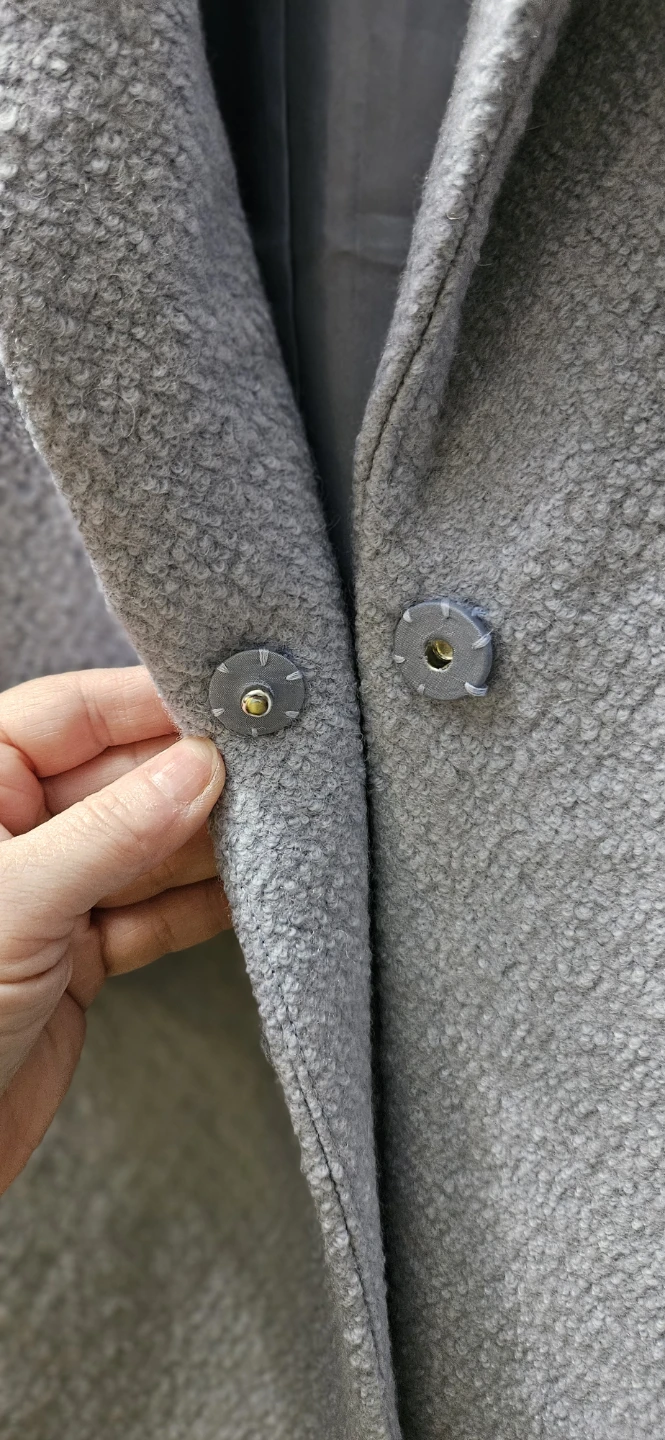 Forever 21 Light Blue Textured Coat - photo 5