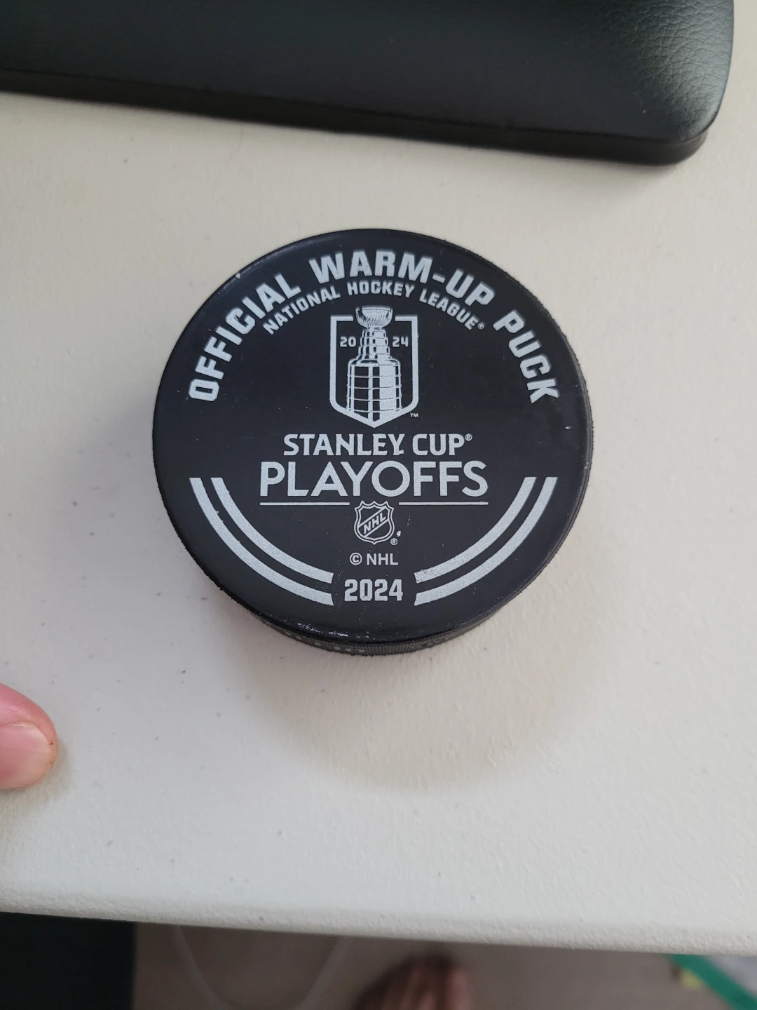 2024 Stanley Cup Final Game 7 Warm-Up Puck - photo 2
