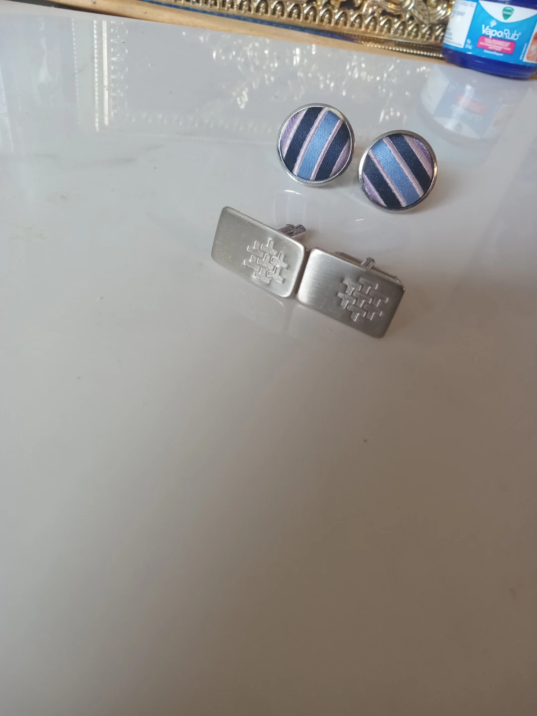 Two pairs of men's cufflinks - photo 2