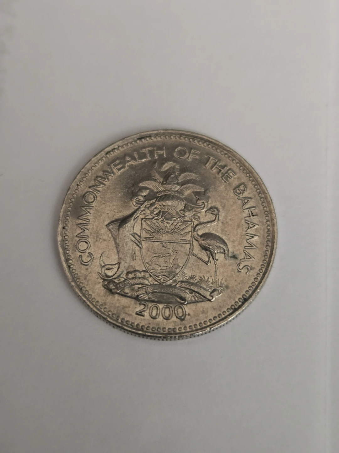 2000 Bahamas 25 Cents Coin - photo 2