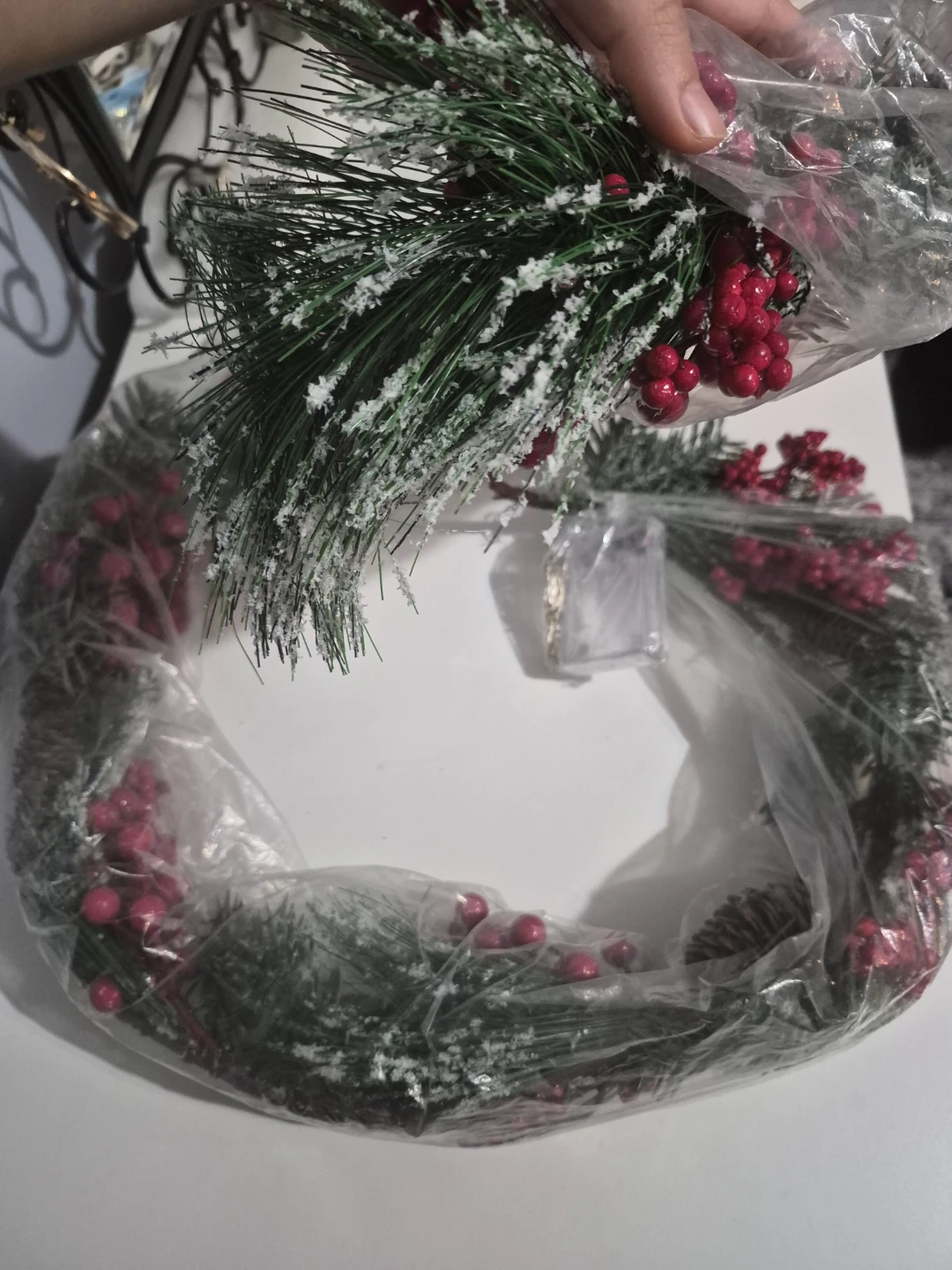 (New) Christmas Wreath with Lights - photo 5