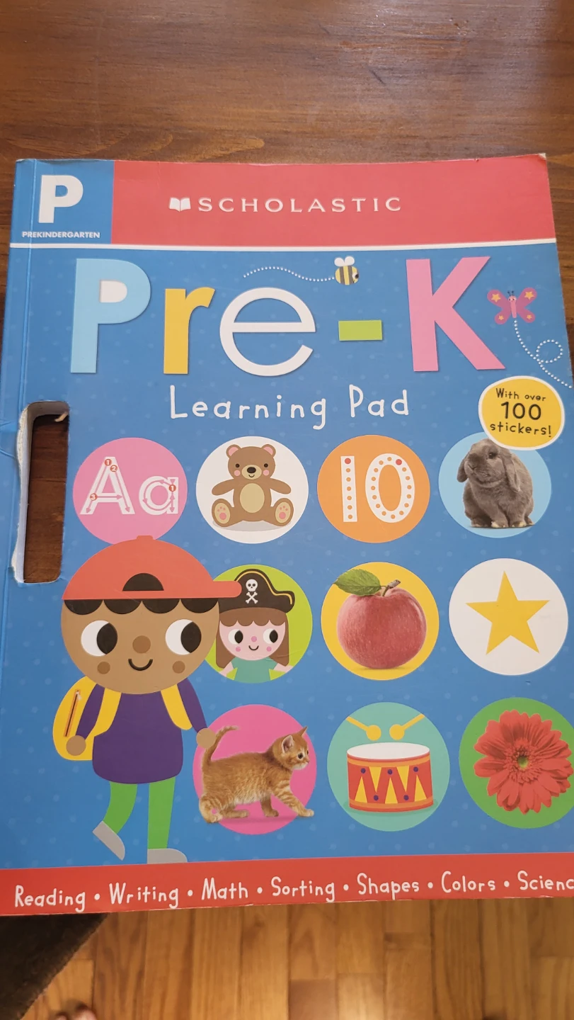 Scholastic Pre-K Learning Pad